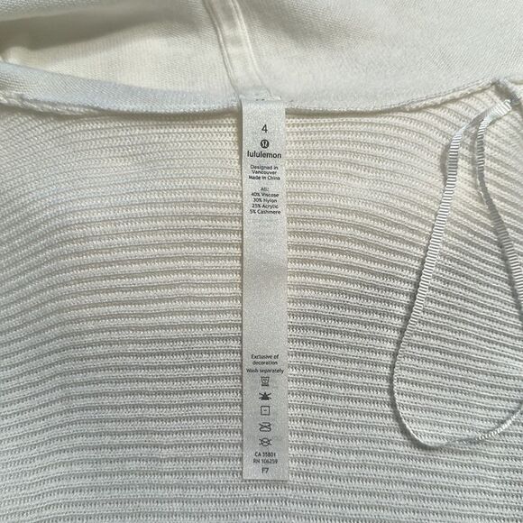 Lululemon open front cardigan 4 (5000D) - Picture 4 of 4